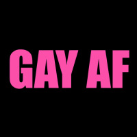 Gay Af - Pink Zipper Hoodie | Artistshot