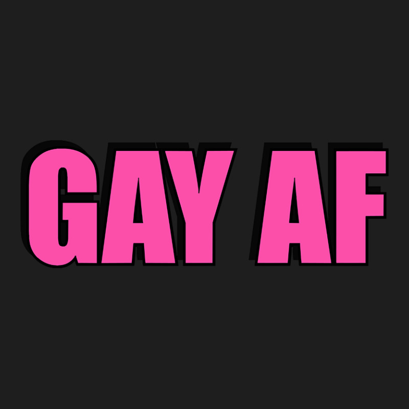 Gay Af - Pink Classic T-shirt by Brink Beaulah | Artistshot