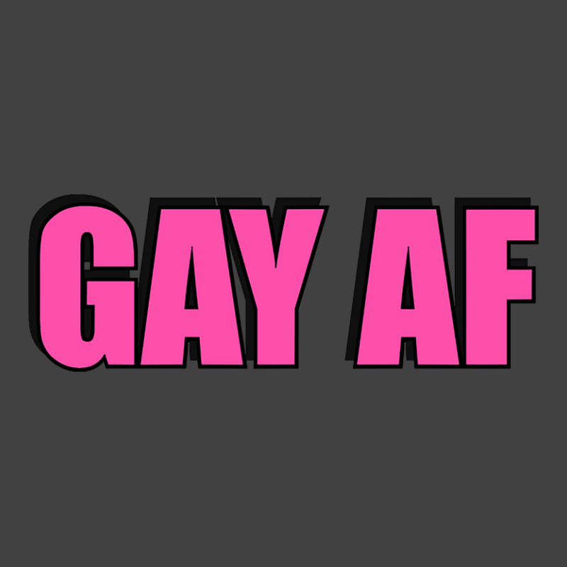 Gay Af - Pink Vintage T-Shirt by Brink Beaulah | Artistshot