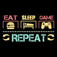 Funny Eat Sleep Game Repeat Gift For Lover Video Game-g0tdq Pocket T-shirt | Artistshot