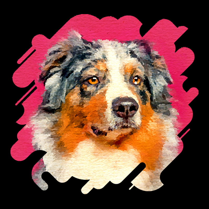 Australian Shepherd T  Shirt Australian Shepherd   Blue Merle Portrait Youth Jogger by qrolfson600 | Artistshot