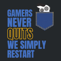 Gamers Never Quit We Simply Restart-iynqo Crewneck Sweatshirt | Artistshot