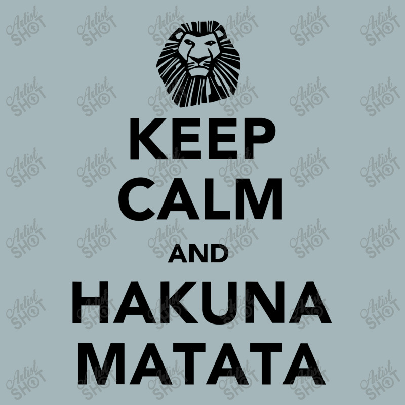 Keep Calm Hakuna Unisex Sherpa-Lined Denim Jacket by Reotechart | Artistshot