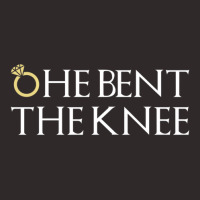 He Bent The Knee Bride Engagement Wedding Women Cute Gift Racerback Tank | Artistshot