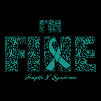 Fragile X Syndrome Awareness Fine Ribbons - In This Family We Fight To Pocket T-shirt | Artistshot