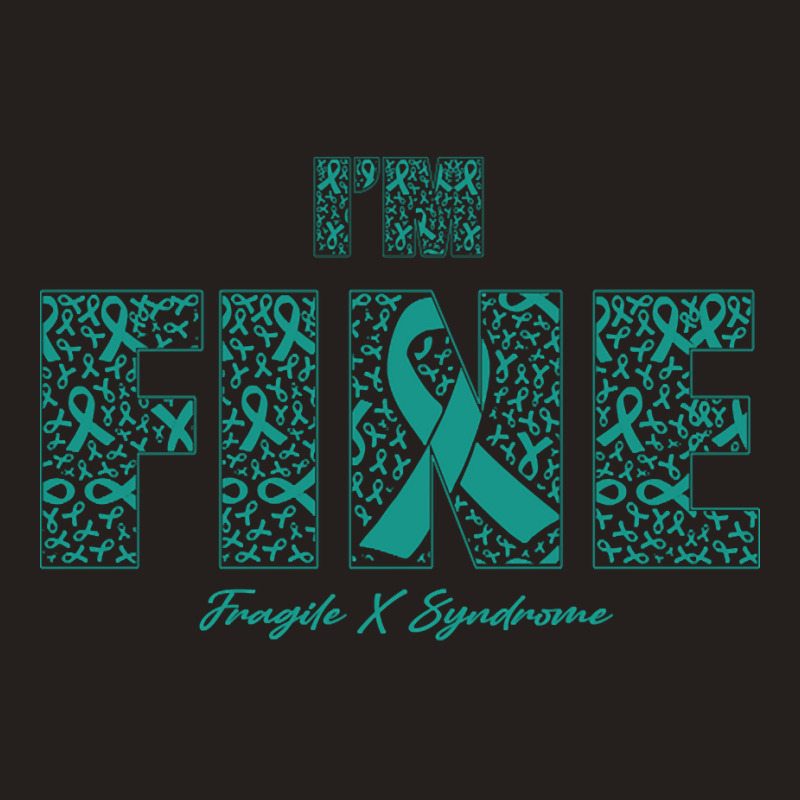 Fragile X Syndrome Awareness Fine Ribbons - In This Family We Fight To Tank Top | Artistshot