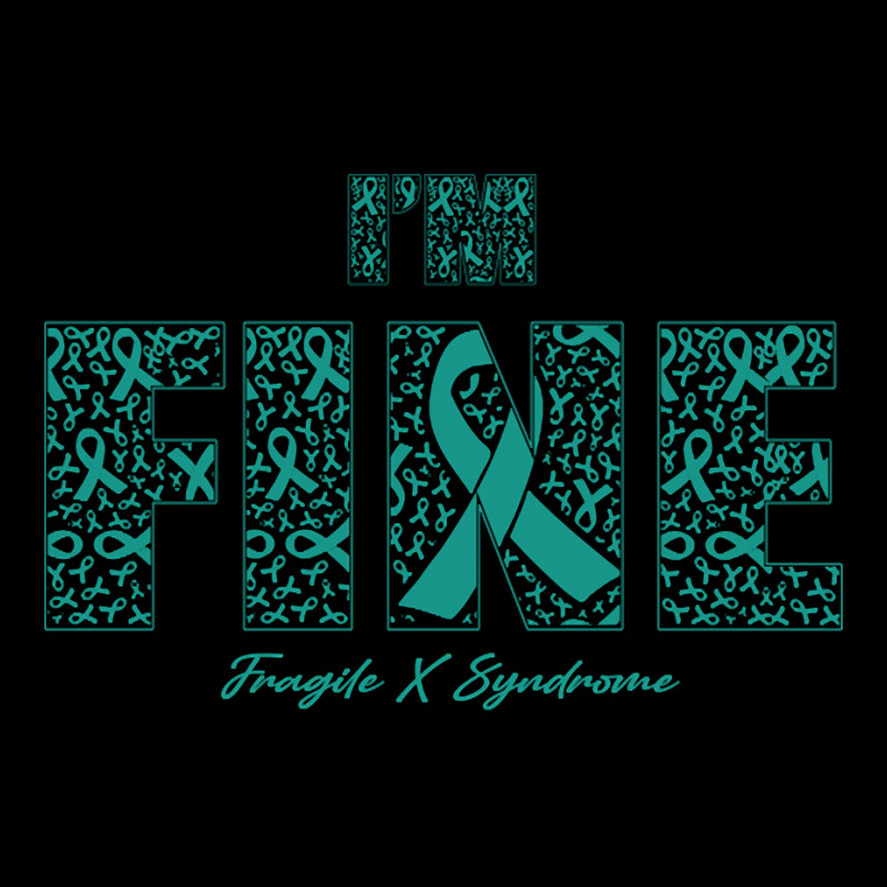 Fragile X Syndrome Awareness Fine Ribbons - In This Family We Fight To Men's Long Sleeve Pajama Set | Artistshot