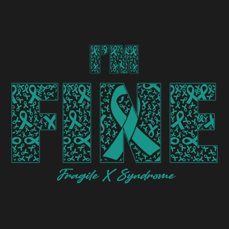 Fragile X Syndrome Awareness Fine Ribbons - In This Family We Fight To Hoodie & Jogger Set | Artistshot