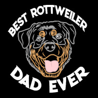 Best Rottweiler Dad Ever T  Shirt Best Rottweiler Dad Ever Funny Rottw V-neck Tee | Artistshot