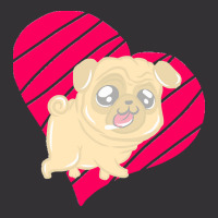 Cute Pug Heart Love Gift T  Shirt Cute Pug Dog Heart Clothing T  Shirt Vintage Short | Artistshot