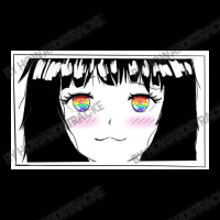 Kawaii Anime Girl With Rainbow Eyes For Pride V-neck Tee | Artistshot