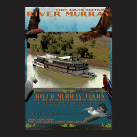 River Murray Retro Travel 01a T-shirt | Artistshot