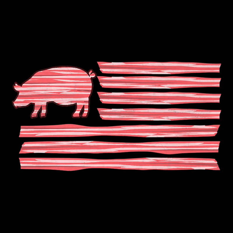 Sweet Salted Smoke Meaty Pig Flag Artwork Bacon Premium V-neck Tee | Artistshot