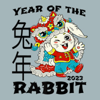 Happy Chinese New Year 2023 Year Of The Rabbit Dragon Suit Unisex Sherpa-lined Denim Jacket | Artistshot