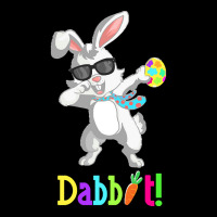 Dabbit Dabbing Easter Bunny Easter Egg T  Shirt Funny Dabbit Dabbing R V-neck Tee | Artistshot