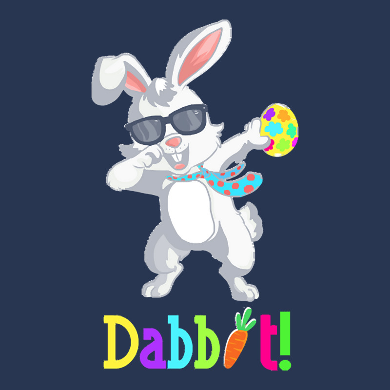 Dabbit Dabbing Easter Bunny Easter Egg T  Shirt Funny Dabbit Dabbing R Men Denim Jacket | Artistshot