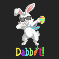 Dabbit Dabbing Easter Bunny Easter Egg T  Shirt Funny Dabbit Dabbing R 3/4 Sleeve Shirt | Artistshot