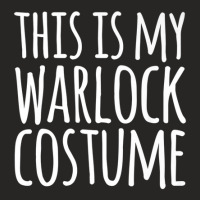 This Is My Warlock Costume Halloween Funny Lazy Easy Outfit Ladies Fitted T-shirt | Artistshot