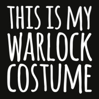 This Is My Warlock Costume Halloween Funny Lazy Easy Outfit Scorecard Crop Tee | Artistshot