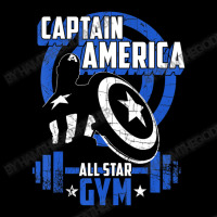 Cap.tain America All-star Gym Silhouette Hero Zipper Hoodie | Artistshot