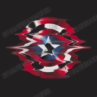 Cap.tain America Shield Glitch T-shirt | Artistshot