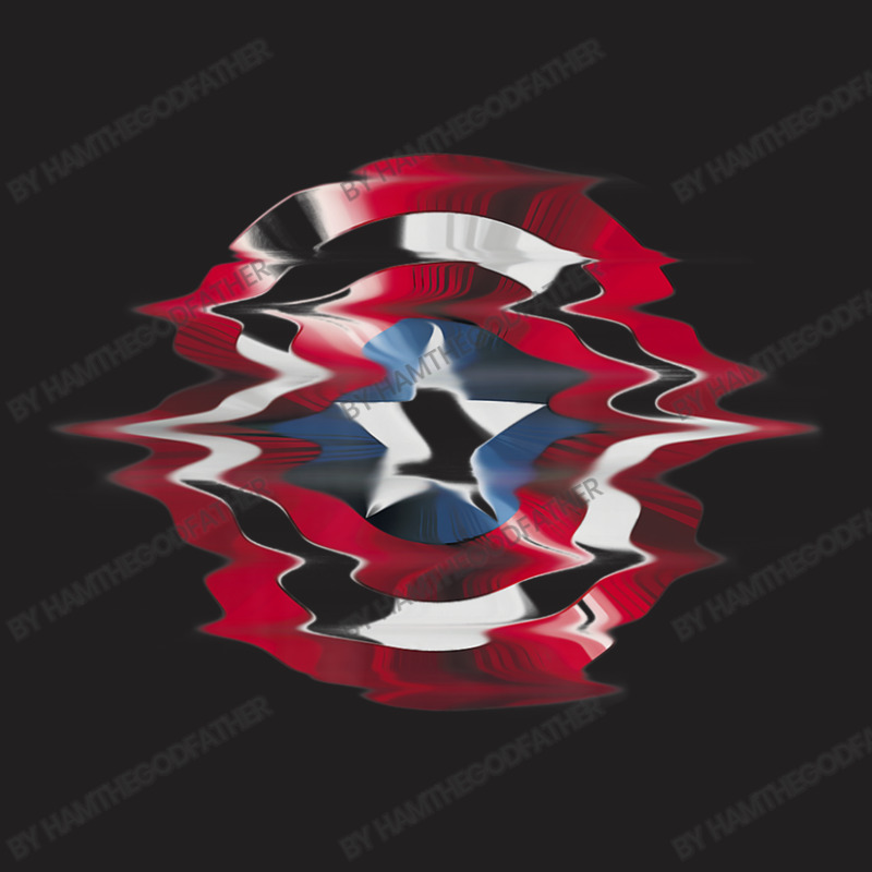 Cap.tain America Shield Glitch T-shirt | Artistshot