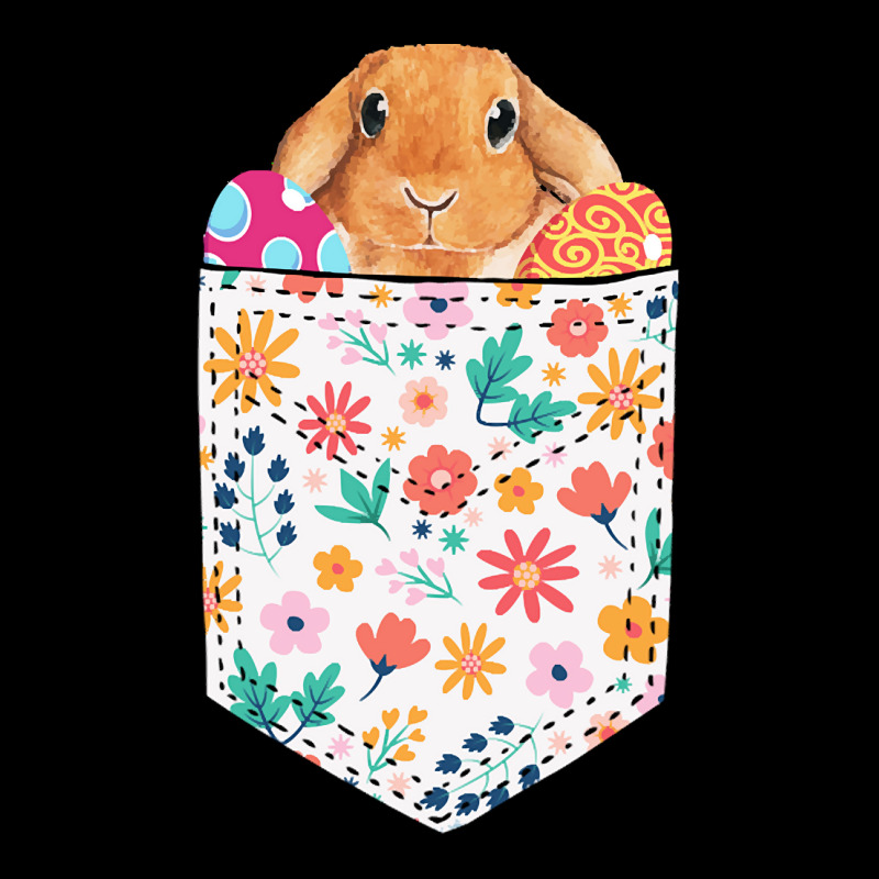 Easter Day T  Shirt Cute Rabbit Bunny Pet Easter Eggs In Pocket Easter Pocket T-shirt | Artistshot