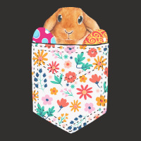 Easter Day T  Shirt Cute Rabbit Bunny Pet Easter Eggs In Pocket Easter Champion Hoodie | Artistshot