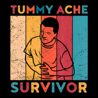 Tummy Ache Survivor Long Sleeve Baby Bodysuit | Artistshot