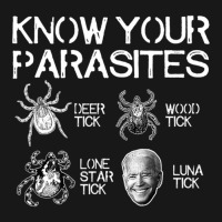 Know Your Parasites Tick Biden (on Back) Classic Flannel Shirt | Artistshot