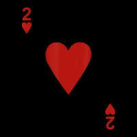 Two Of Hearts Blackjack Cards Poker 21 2 Lightweight Hoodie | Artistshot