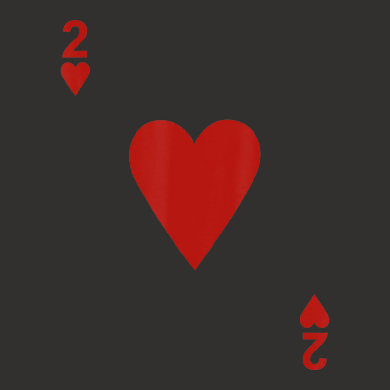 Two Of Hearts Blackjack Cards Poker 21 2 Champion Hoodie | Artistshot