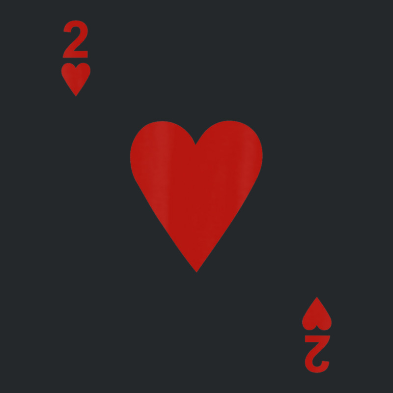 Two Of Hearts Blackjack Cards Poker 21 2 Crewneck Sweatshirt | Artistshot