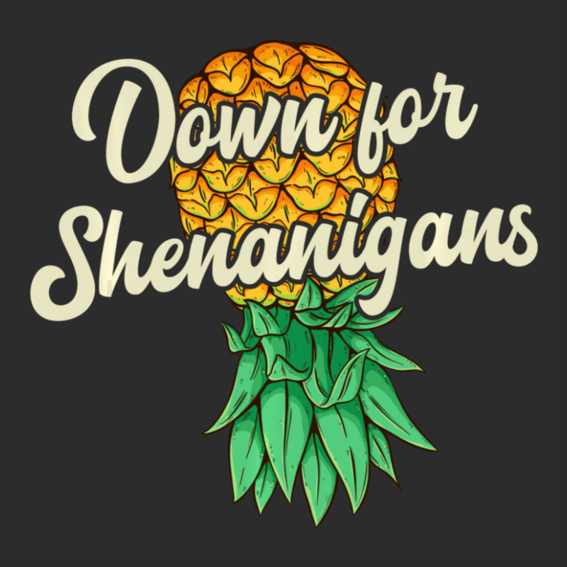 Upside Down Pineapple Down For Shenanigans Swinger Exclusive T-shirt | Artistshot