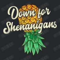 Upside Down Pineapple Down For Shenanigans Swinger Crewneck Sweatshirt | Artistshot