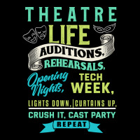 Theatre Life Theater Thespian Baby Tee | Artistshot