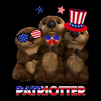 Otter Gift Patriot Otters Gift Otter 4th Of July Gift Otter American F Pocket T-shirt | Artistshot