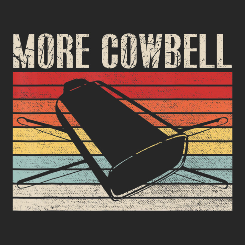 Vintage More Cowbell Sarcastic Humor Music Lover Men's T-shirt Pajama Set by rastyrocl | Artistshot