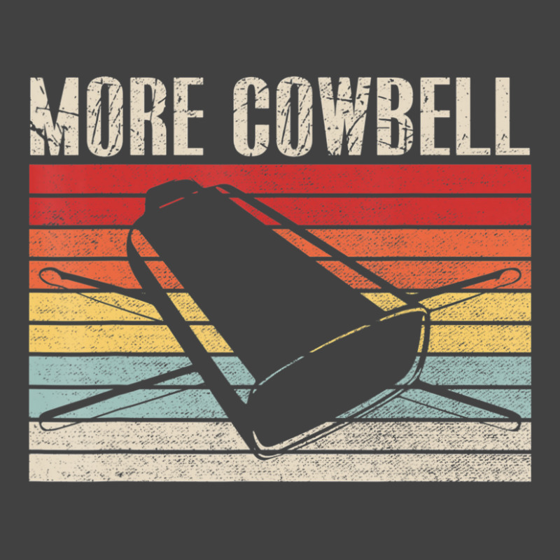 Vintage More Cowbell Sarcastic Humor Music Lover Vintage T-Shirt by rastyrocl | Artistshot