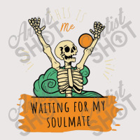 Funny Skeleton Gift  This Is Me Waiting For My Soulmate Funny Pocket T-shirt | Artistshot