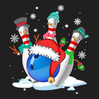 Funny Bowling With Christmas Ball Lover T  Shirt Funny Bowling With Ch T-shirt | Artistshot