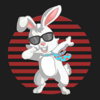 Funny Dabbit Dabbing Rabbit Sunglasses Easter Bunny Gifts Classic T-shirt | Artistshot