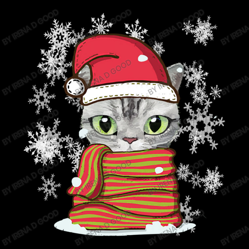 Cat Christmas Lovely Cat Christmas Zipper Hoodie by Irena D Good | Artistshot