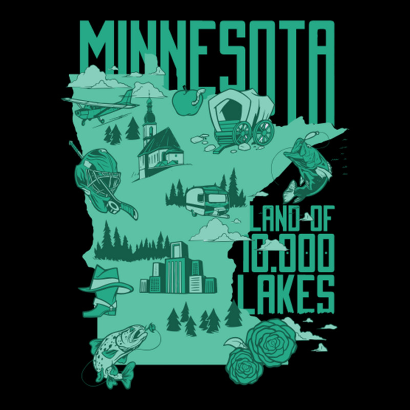 Minnesota Land Of 10000 Lakes Land Of Ten Thousand Lakes Boy Cropped ...