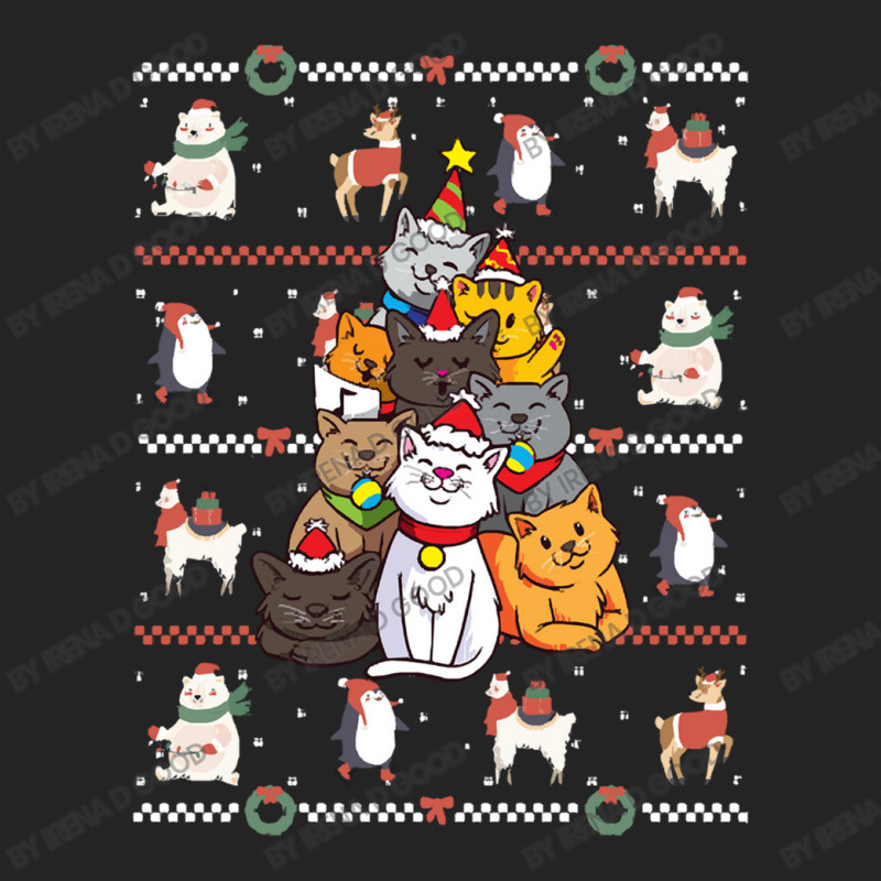 Cat Tree Cat   Cat Tree Christmas 3/4 Sleeve Shirt by Irena D Good | Artistshot