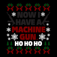 Now I Have A Machine Gun Christmas Sweater Men's 3/4 Sleeve Pajama Set | Artistshot