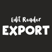 Edit Render Export Ladies Fitted T-shirt | Artistshot