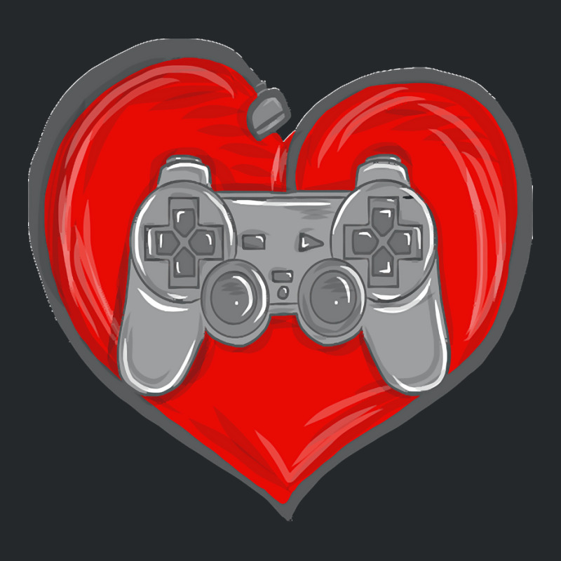 Gaming Apparel T  Shirt Heart Controller Gaming Lovers Awesome For Gam Crewneck Sweatshirt | Artistshot