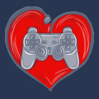 Gaming Apparel T  Shirt Heart Controller Gaming Lovers Awesome For Gam Men Denim Jacket | Artistshot