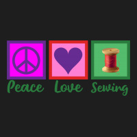 Peace Love Sewing Classic T-shirt | Artistshot